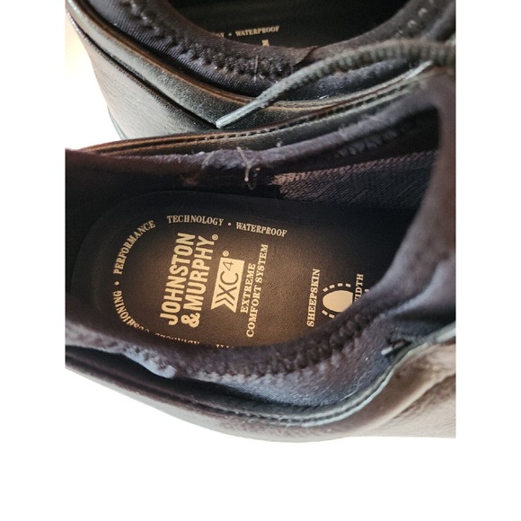 Johnston & Murphy Xc4 Sheepskin Dual Width Men\'s Size 8m Black Leather Sneakers main image 15